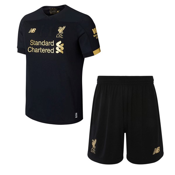Camiseta Liverpool 1ª Kit Portero Niño 2019 2020 Negro